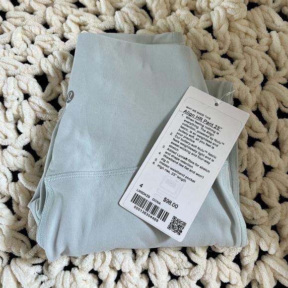 Lululemon align 25’ ocean air nwt size 4 - Picture 1 of 3